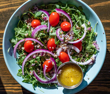 Simple, Fresh, Arugula Salad
